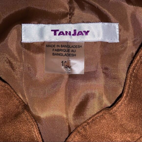 Tanjay “ suede look”  jacket size 10 - Picture 3 of 5